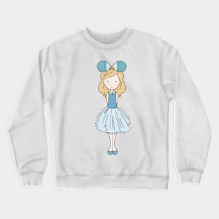 Sleeping Fan Girl Crewneck Sweatshirt